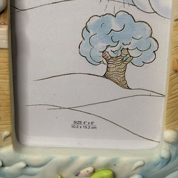 PHOTO FRAME Harvest Moon Noah's Ark~ for 3 Pictures Nursery Tabletop Decor 741 - Picture 3 of 16
